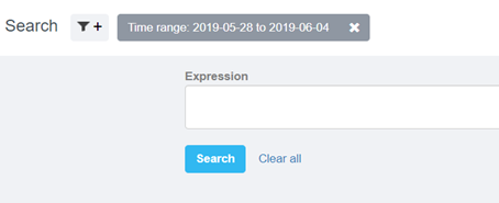 The search filter